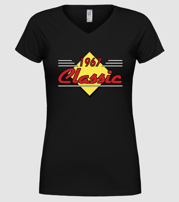 Classic - 1967 model negru pe tricou