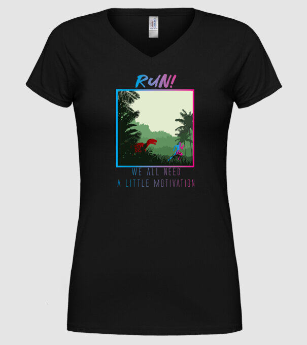 Dire Motivation - Teribil de motivat model negru pe tricou