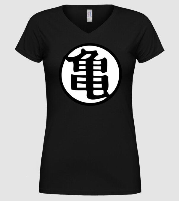 Dragon Ball Z logo model negru pe tricou