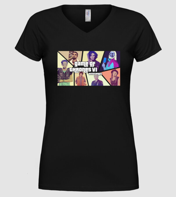 game of thrones gta model negru pe tricou