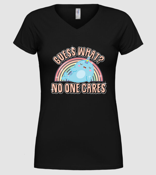 Guess what narval model negru pe tricou