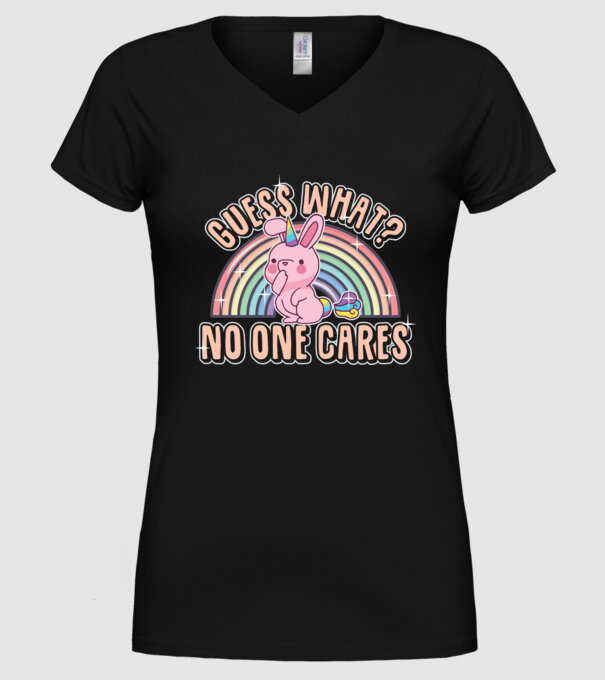 Guess what iepure-unicorn model negru pe tricou
