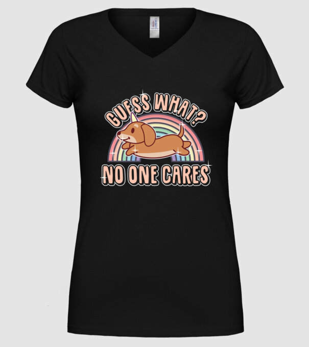 Guess what teckel model negru pe tricou