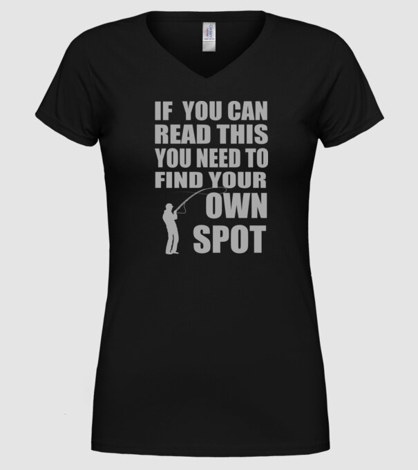 If you can read this, you need to find your own spot model negru pe tricou