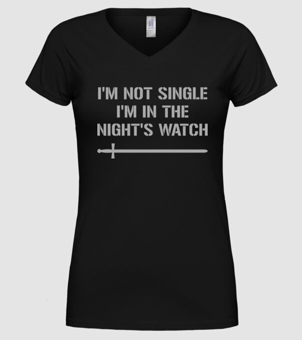 Im not single...! model negru pe tricou