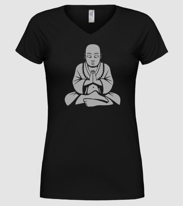 monk model negru pe tricou