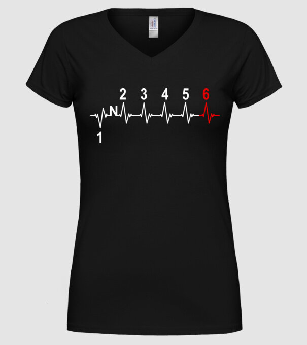 Cutie de viteze Motocicletă model negru pe tricou