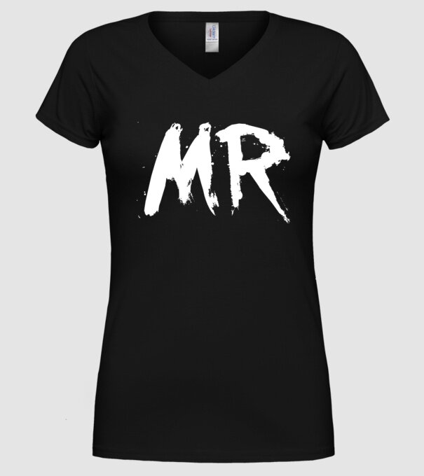 Mr. model negru pe tricou