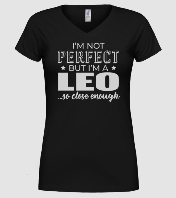 Not perfect, but LEO model negru pe tricou