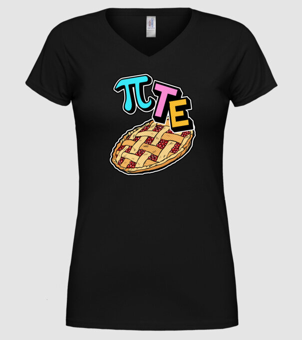 model negru pe tricou