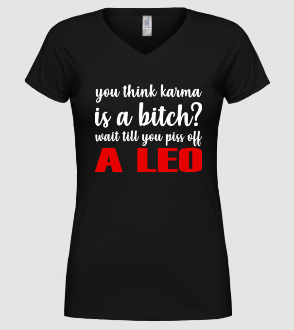 Piss of a LEO model negru pe tricou