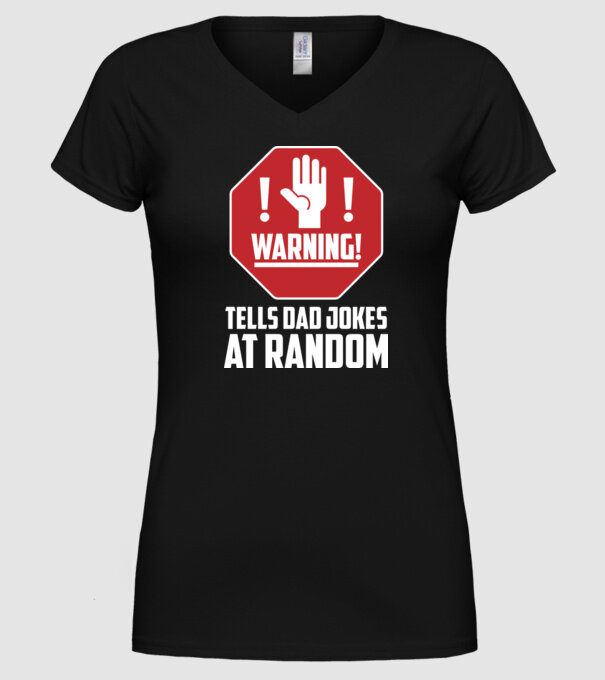 Random dad jokes model negru pe tricou