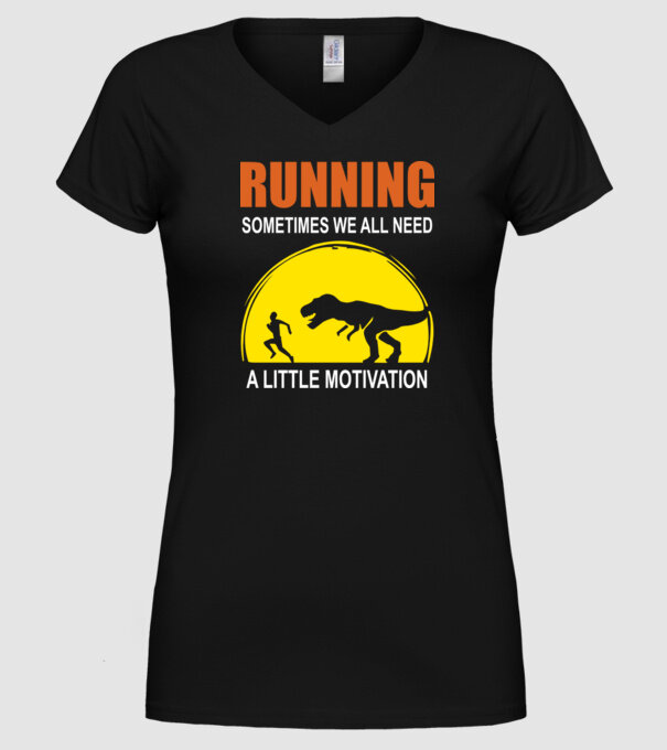 Sometimes we all need a little motivation model negru pe tricou