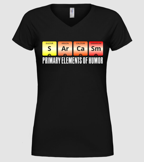 Sarcasm model negru pe tricou
