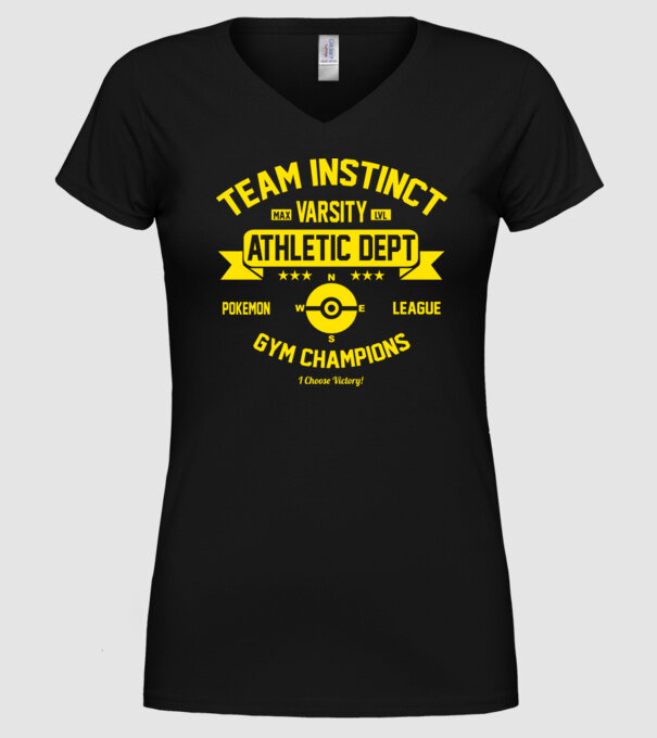 Team instinct champions model negru pe tricou