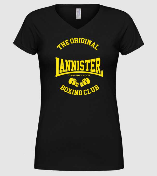 The Original Lannister model negru pe tricou