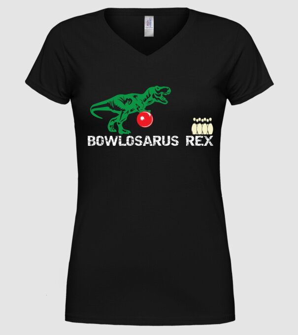 Trex model negru pe tricou
