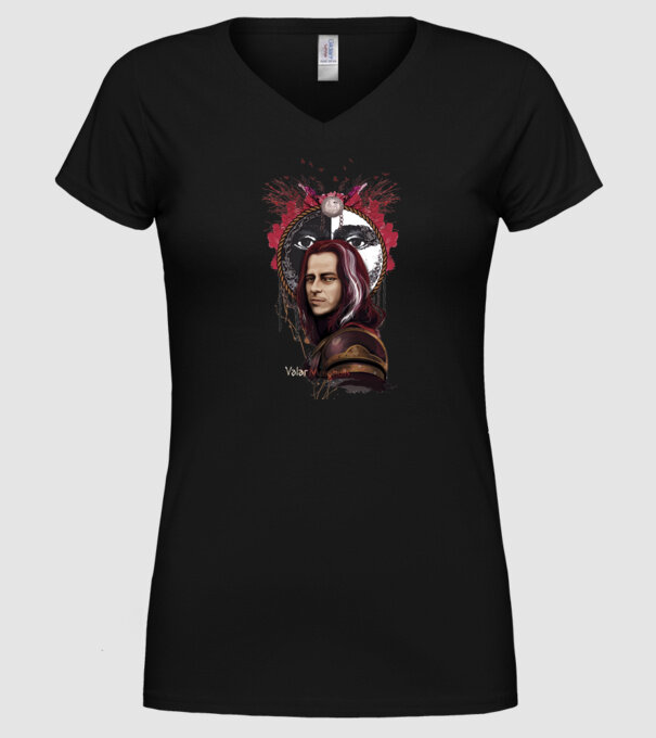 Valar Morghulis model negru pe tricou