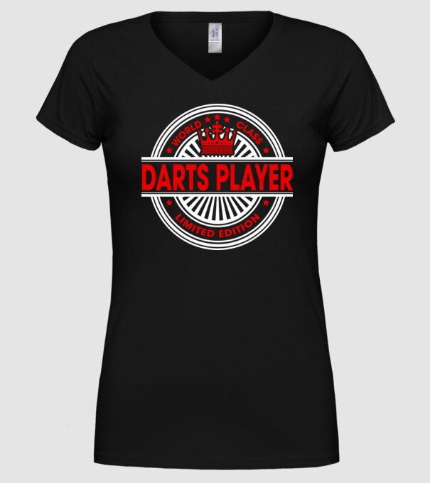 World class DARTS model negru pe tricou