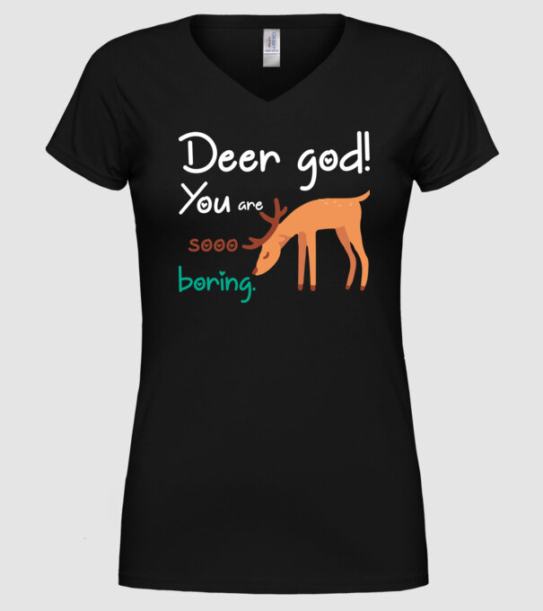 You = boring model negru pe tricou