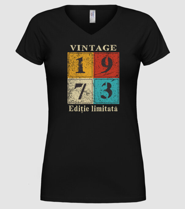 1973 - Ediție limitată model negru pe tricou