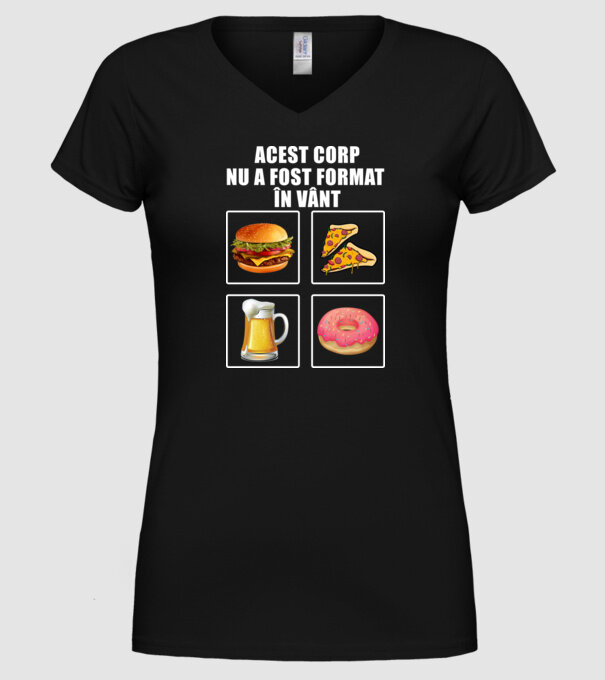 acest corp nu a fost format în vânt model negru pe tricou