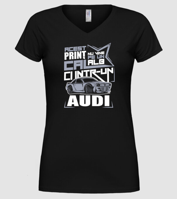 Acest prinț nu vine pe un cal alb, ci într-un Audi model negru pe tricou