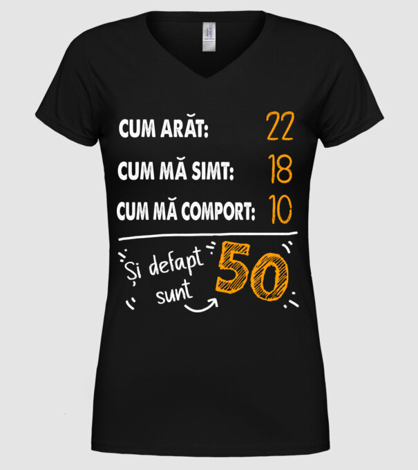 Aspect, senzație, comportament 50 Negru model negru pe tricou