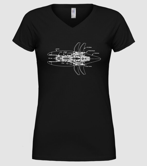 Avioane model negru pe tricou