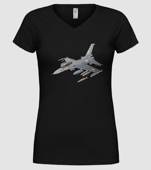 Avioane model negru pe tricou