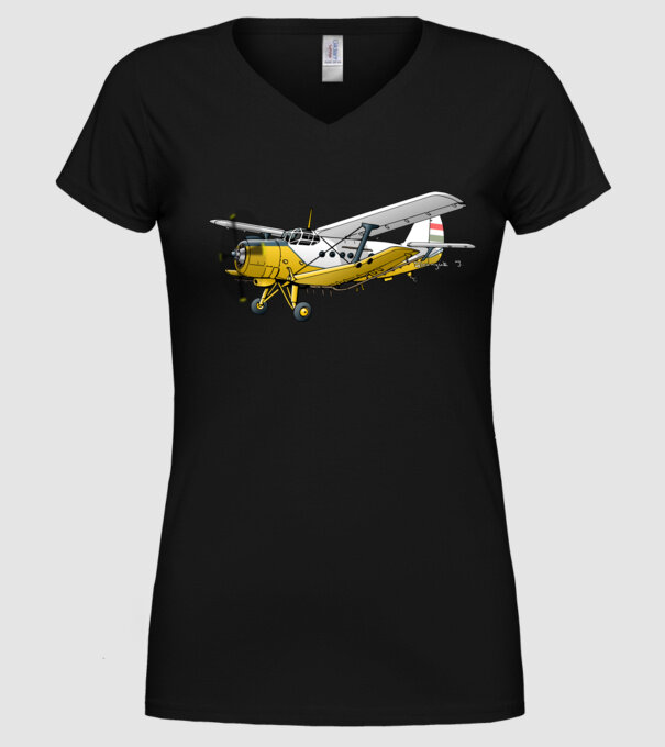 Avioane model negru pe tricou