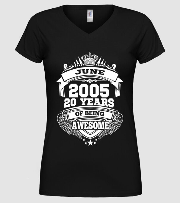 Awesome being of june 2005 model negru pe tricou