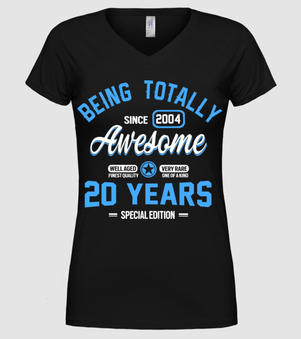 Being totally awesome 20 model negru pe tricou