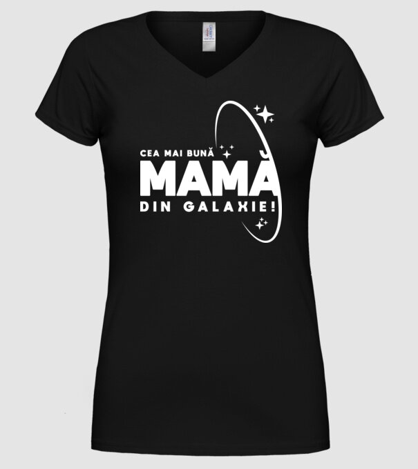 Cea mai bună bunică din Galaxie! model negru pe tricou