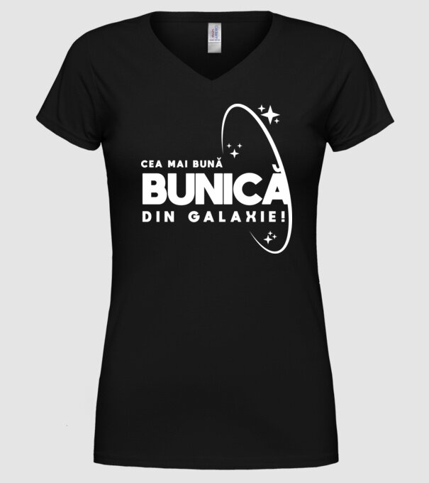 Cea mai bună mamă din Galaxie! model negru pe tricou