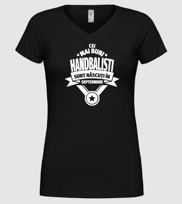 Cei mai buni hocheiști sunt născuți în Septembrie model negru pe tricou