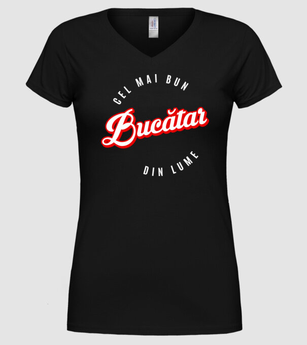 Cel mai bun BUCĂTAR din lume model negru pe tricou