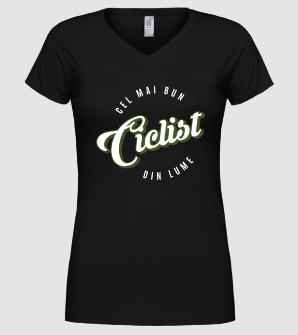 Cel mai bun Ciclist din lume model negru pe tricou