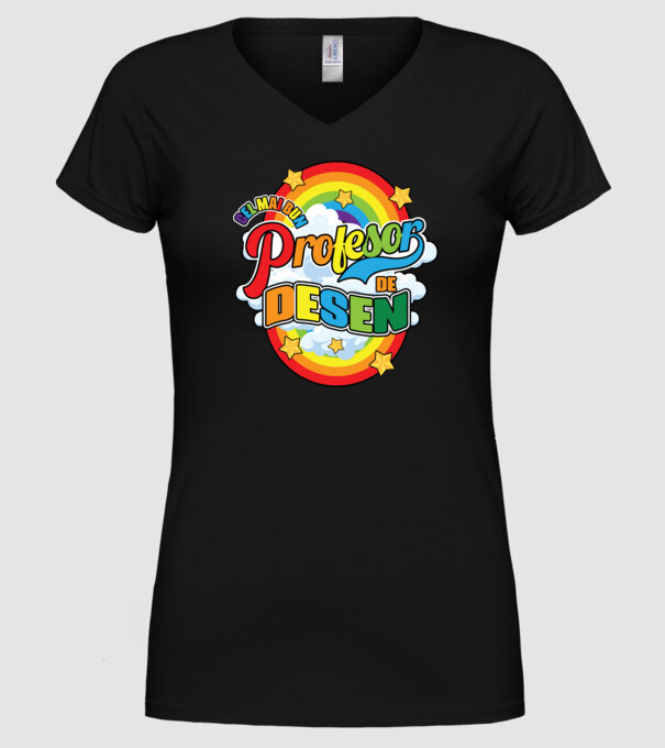 Cel mai bun de desen model negru pe tricou