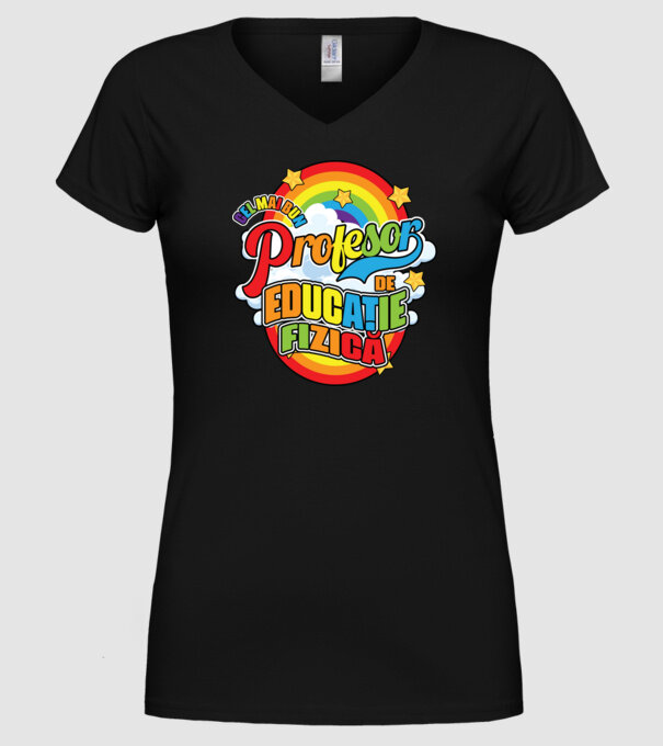 Cel mai bun educație fizică model negru pe tricou