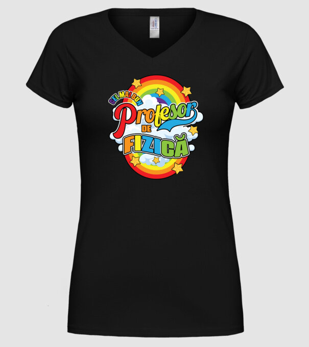 Cel mai bun fizică model negru pe tricou