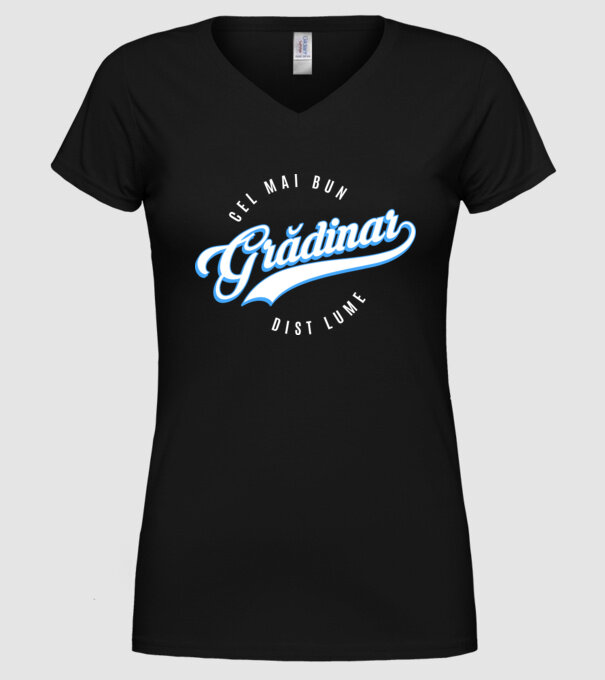 cel mai bun grădinar din lume model negru pe tricou