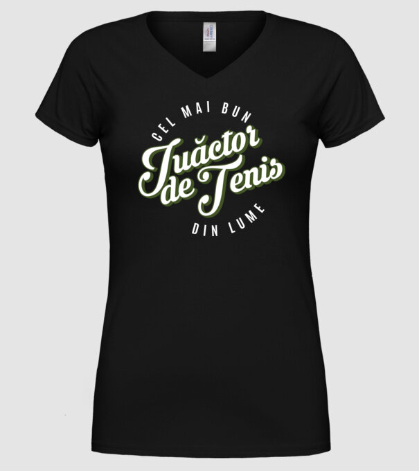 Cel mai bun Juăctor de tenis din lume model negru pe tricou