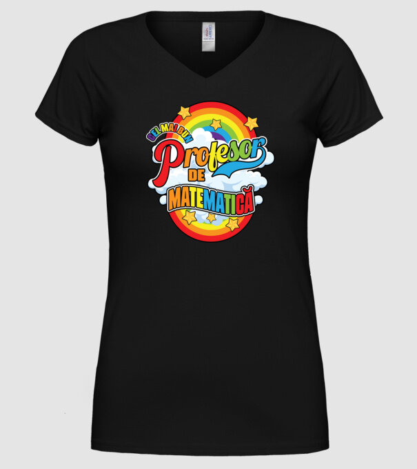 Cel mai bun matematică model negru pe tricou