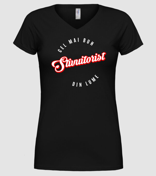 Cel mai bun STIVUITORIST din lume model negru pe tricou