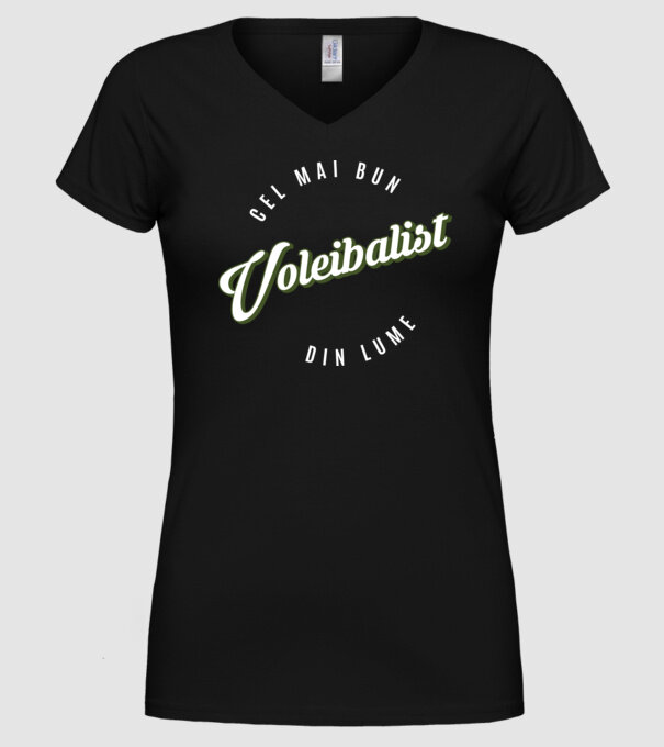 Cel mai bun Voleibalist din lume model negru pe tricou
