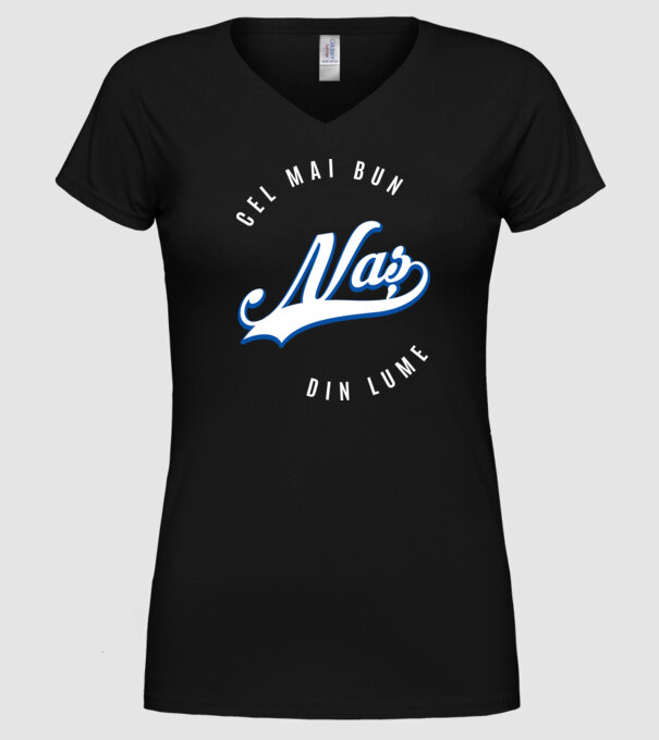 Cel mai bun NAȘ din lume model negru pe tricou