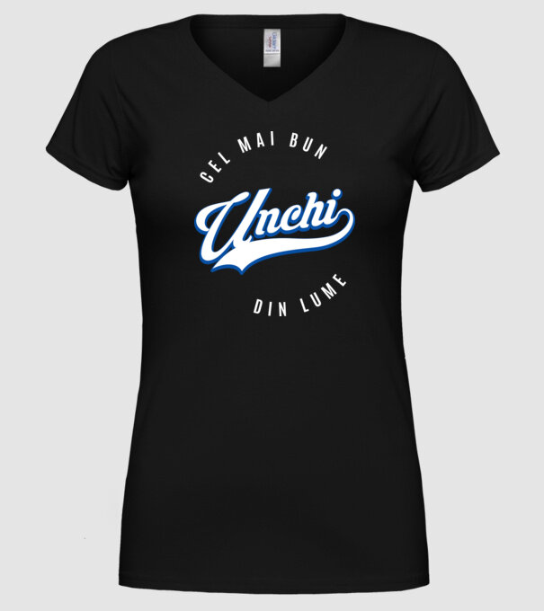 Cel mai bun UNCHI din lume model negru pe tricou