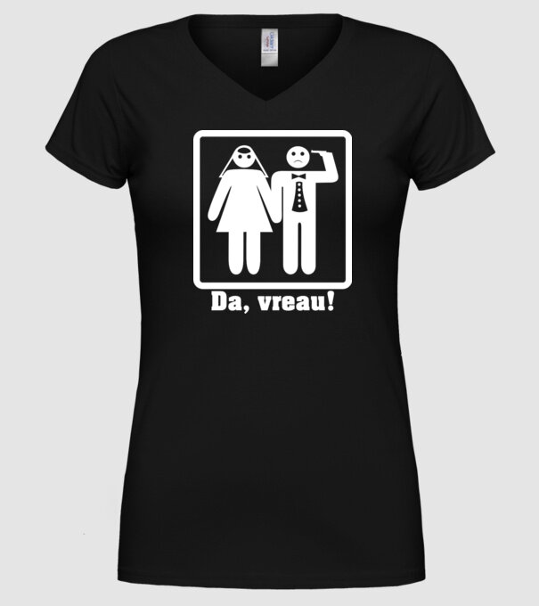 Da, vreau model negru pe tricou