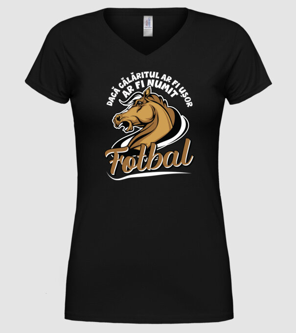 dacă călăritul ar fi ușor ar fi numit fotbal model negru pe tricou